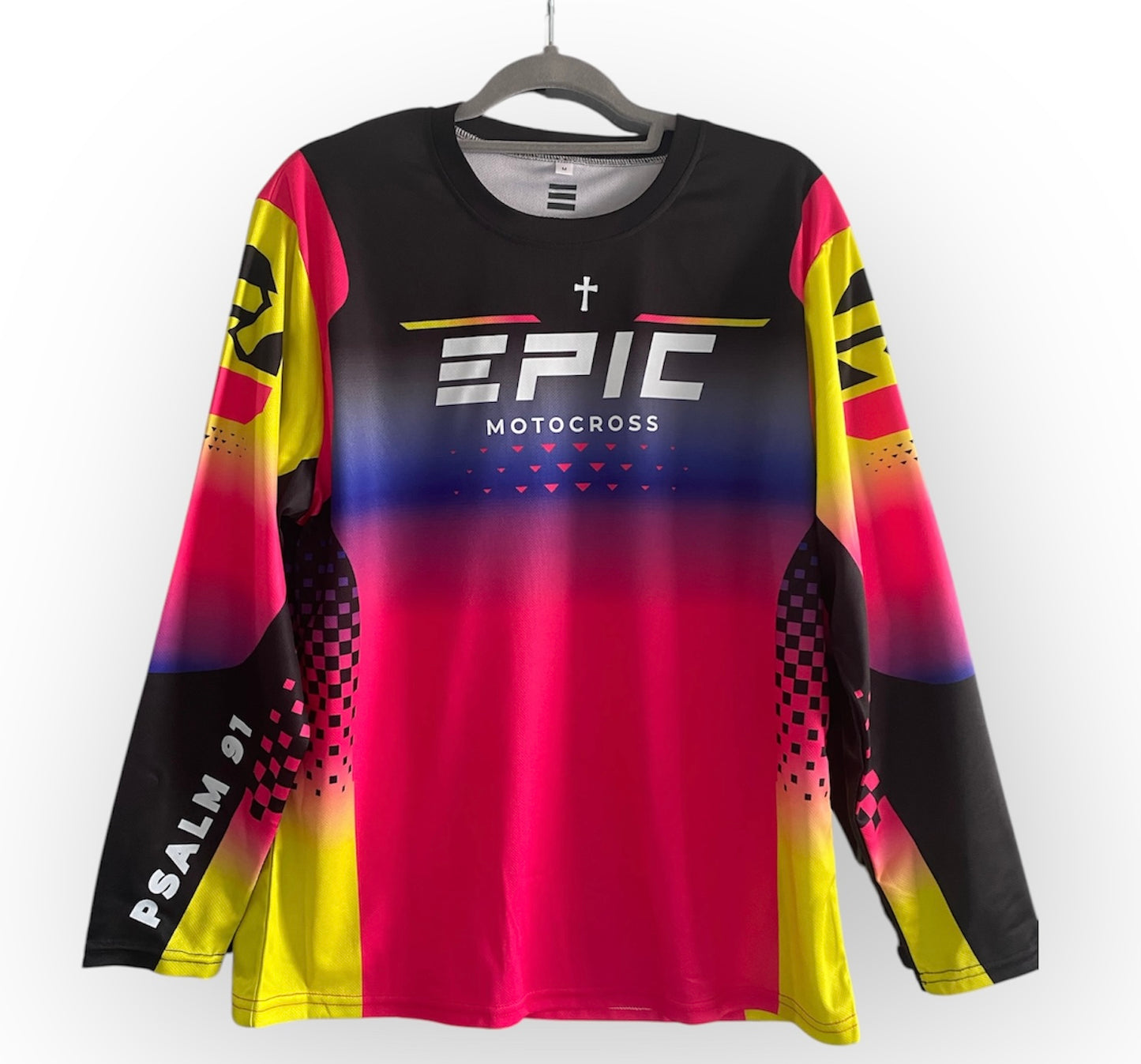 Psalm 91 Pink Motocross Jersey