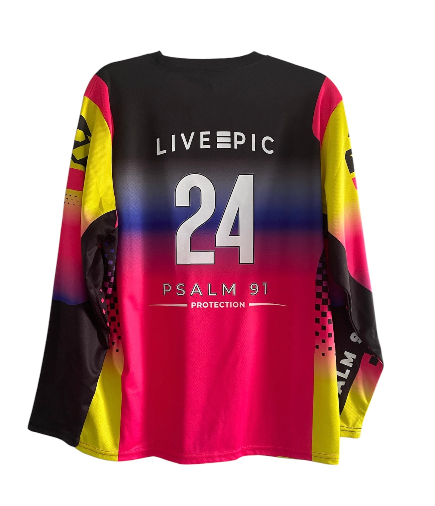 Psalm 91 Pink Motocross Jersey